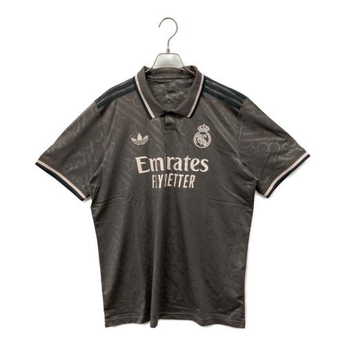 adidas (アディダス) サッカーユニフォーム IY1763 レアル・マドリード 24/25 サードユニフォーム メンズ SIZE 3XL グレー