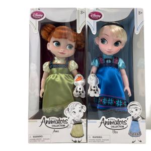 アナと雪の女王 エルサ&アナ 人形 ※置きジミ・箱イタミ有 アニメーターズコレクション