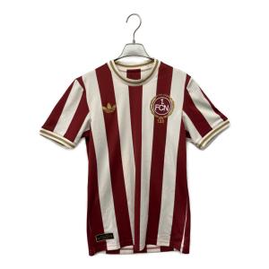 adidas (アディダス) サッカーユニフォーム JG6350 FCニュルンベルク メンズ SIZE S ベージュ×ボルドー