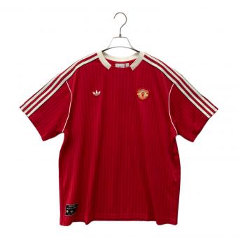 マンチェスターユナイテッド サッカーユニフォーム JF0386 テラスアイコン ジャージー メンズ SIZE 4L レッド