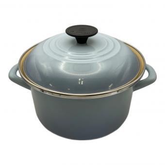 LE CREUSET (ルクルーゼ) 両手鍋 EOS キャセロール 18cm スカイブルー