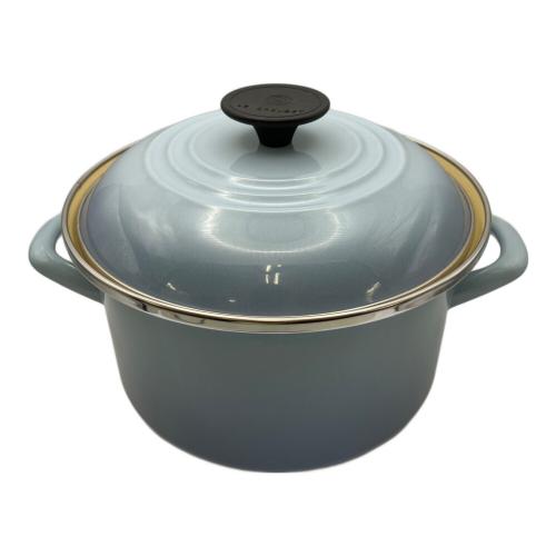 LE CREUSET (ルクルーゼ) 両手鍋 EOS キャセロール 18cm スカイブルー