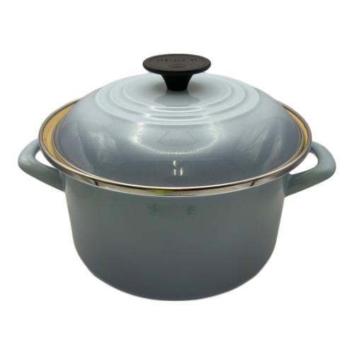 LE CREUSET (ルクルーゼ) 両手鍋 EOS キャセロール 18cm スカイブルー