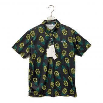 FILA GOLF (フィラゴルフ) ゴルフウェア(トップス) 745-534Y メンズ SIZE L グリーン×ブラック