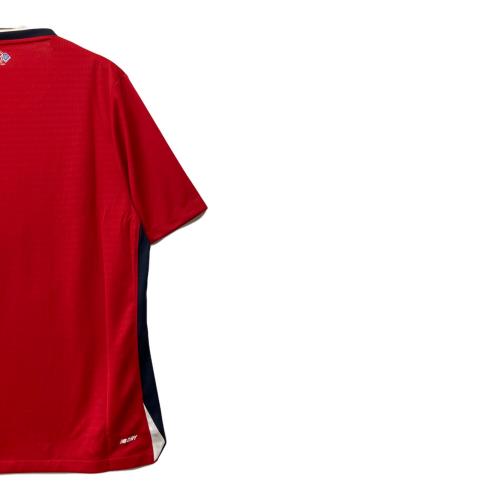 リール サッカーユニフォーム MT230339 メンズ SIZE L レッド