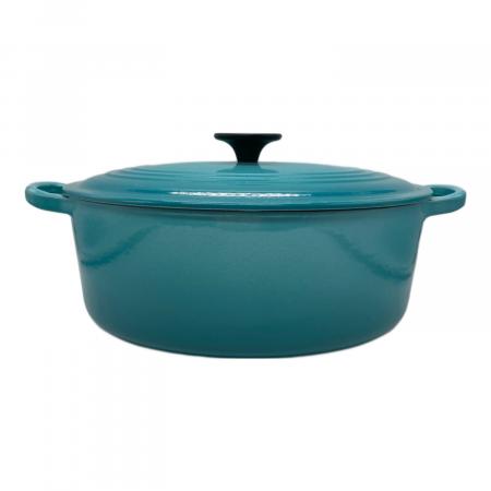 LE CREUSET (ルクルーゼ) 両手鍋 SIZE 27 スカイブルー ココット