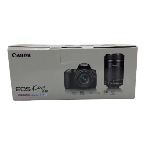 CANON (キヤノン) デジタル一眼レフカメラ EOS Kiss X10 ダブルズームレンズキット