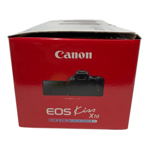 CANON (キヤノン) デジタル一眼レフカメラ EOS Kiss X10 ダブルズームレンズキット