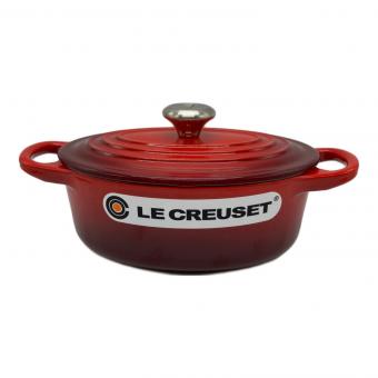 LE CREUSET (ルクルーゼ) 両手鍋 17cm ココット・オーバル