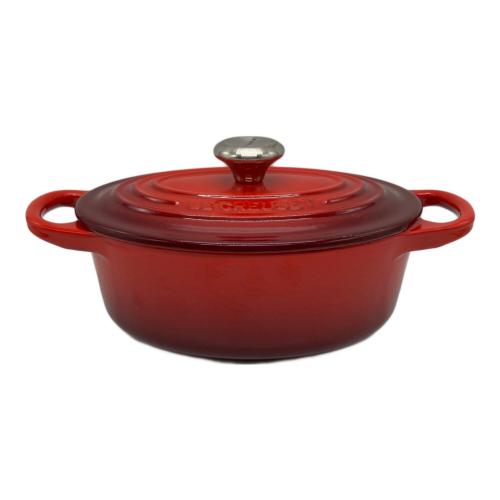 LE CREUSET (ルクルーゼ) 両手鍋 17cm ココット・オーバル