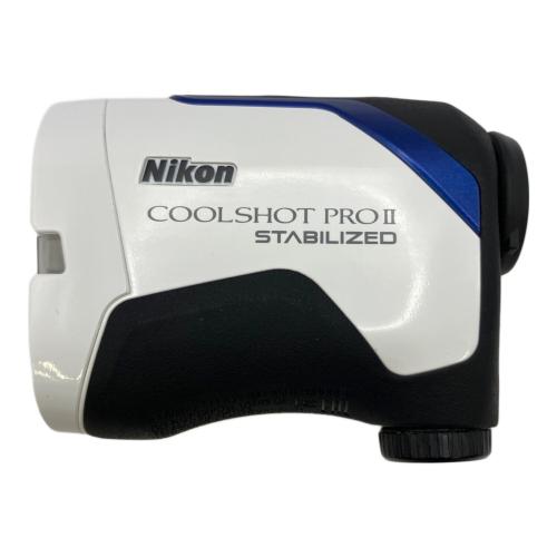 Nikon (ニコン) ゴルフ距離測定器 COOLSHOT PROⅡ ホワイト×ブラック