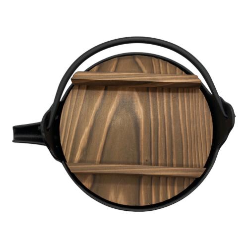 南部鉄器口付鍋木蓋