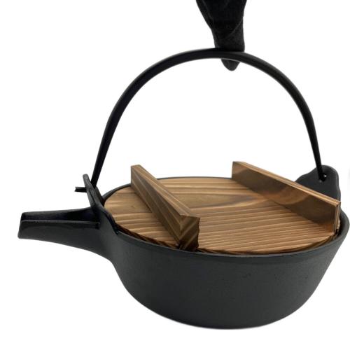 南部鉄器口付鍋木蓋