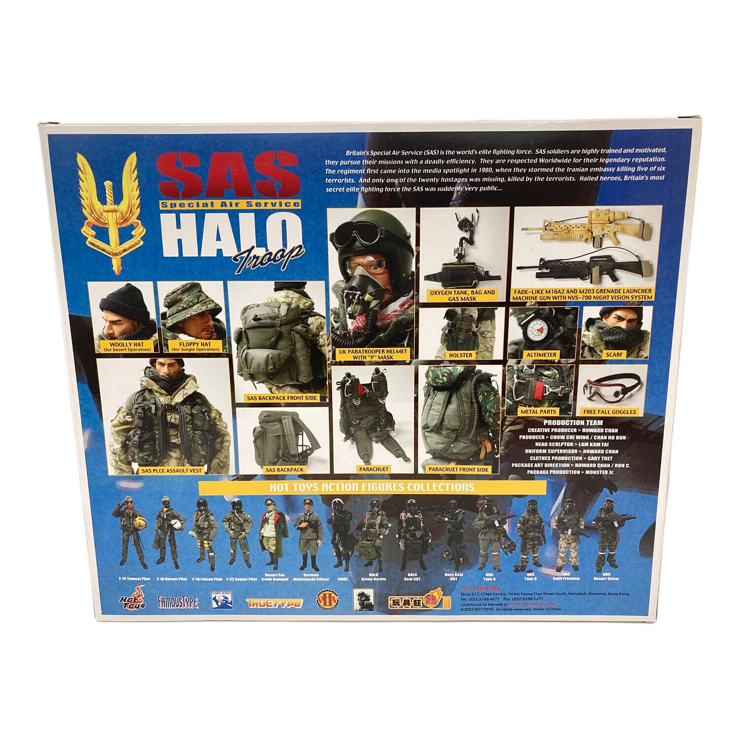 HOT TOYS 12インチミリタリーフィギュア パーツ一部欠損 SAS HALO