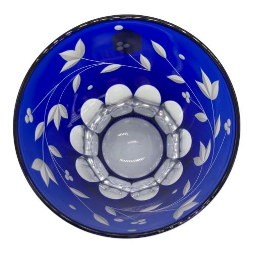 彩鳳 (サイホウ) 江戸切子 ミニオールド ルリ