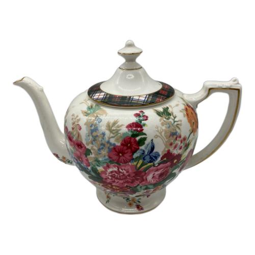 Wedgwood (ウェッジウッド) ティーポット&プレート RALPH LAUREN ハンプトンフローラル