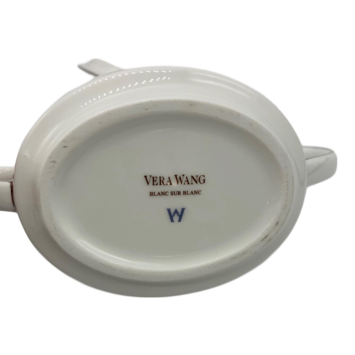 ウェッジウッド　ヴェラウォン ポットセット　Blanc Sur Blanc Wedgwood (ウェッジウッド) ティーポットセット VERA WANG 3Pセット