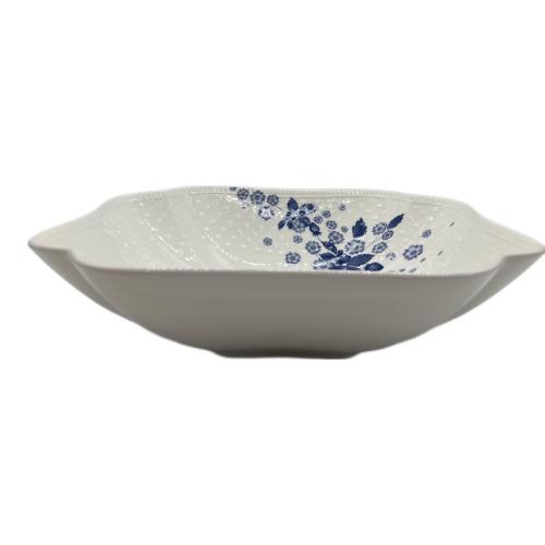 Wedgwood (ウェッジウッド) スクエアボウル ストロベリーブルームインディゴ