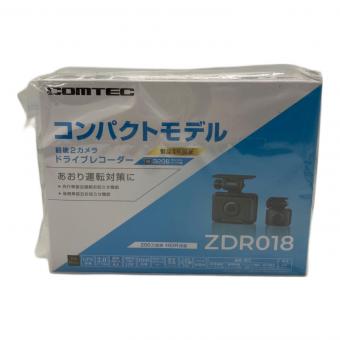 COMTEC (コムテック) ドライブレコーダー 前後2カメラ(前方・後方撮影) 200万画素 microSDカード 2.0インチ ZDR018 MQ266366B
