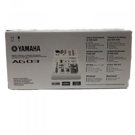 YAMAHA (ヤマハ) ウェブキャスティングミキサー AG03 YCAM01611