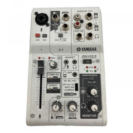 YAMAHA (ヤマハ) ウェブキャスティングミキサー AG03 YCAM01611