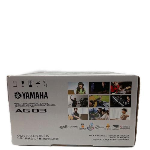 YAMAHA (ヤマハ) ウェブキャスティングミキサー AG03 YCAM01611