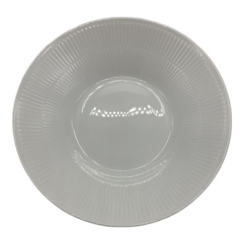 ROYAL COPENHAGEN (ロイヤル・コペンハーゲン) 深皿 ホワイトフルーテッド・プレイン 2Pセット