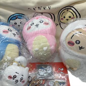 ちいかわ (チイカワ) ハッピーバッグ2025セット ぬいぐるみ×3/マスコット/バッグなど