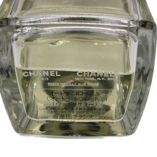 CHANEL (シャネル) オーデコロン 200ml 残量50%-80% オードゥコローニュ