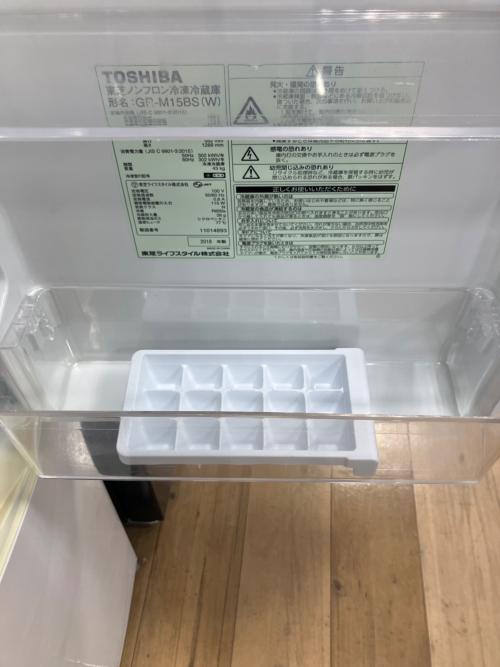 TOSHIBA (トウシバ) 2ドア冷蔵庫 GR-M15BS 2018年製