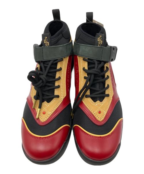 HENSHIN by KAMEN RIDER (ヘンシン バイ カメンライダー) ローカットスニーカー メンズ ブラック×レッド 仮面ライダークウガ