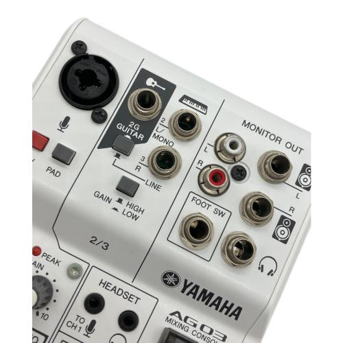 YAMAHA (ヤマハ) ミキサー AG03