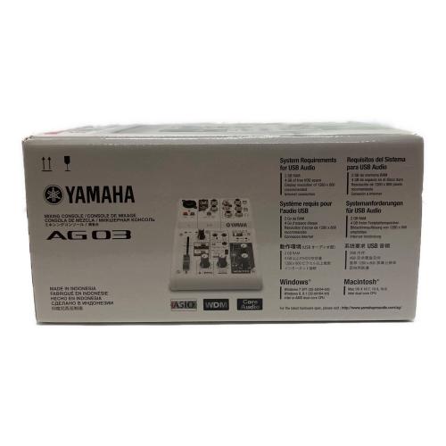 YAMAHA (ヤマハ) ミキサー AG03