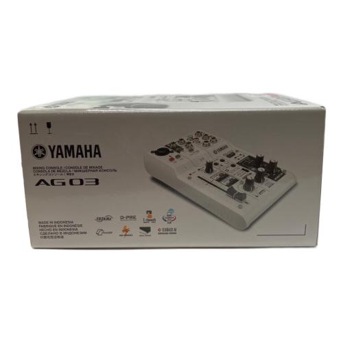 YAMAHA (ヤマハ) ミキサー AG03