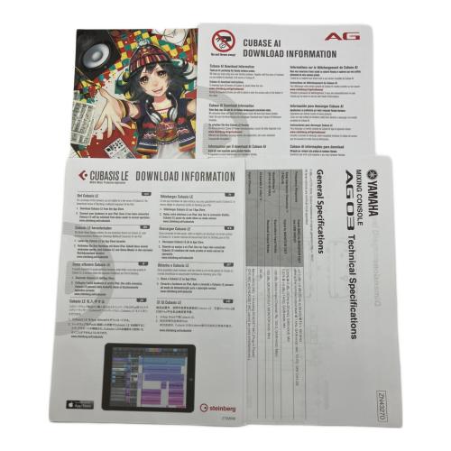 YAMAHA (ヤマハ) ミキサー AG03