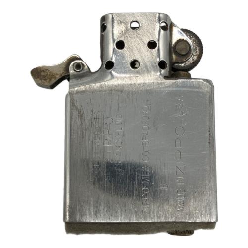 ZIPPO スターリングシルバー　筆記体ロゴ左寄り インサイドユニットB刻印