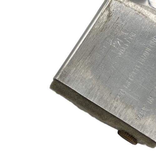 ZIPPO スターリングシルバー　筆記体ロゴ左寄り インサイドユニットB刻印