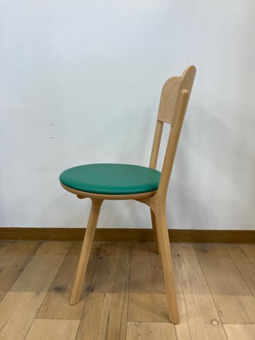 天童木工 (テンドウモッコウ) チェア T-3267WB-NT @ ナチュラル×グリーン bambi