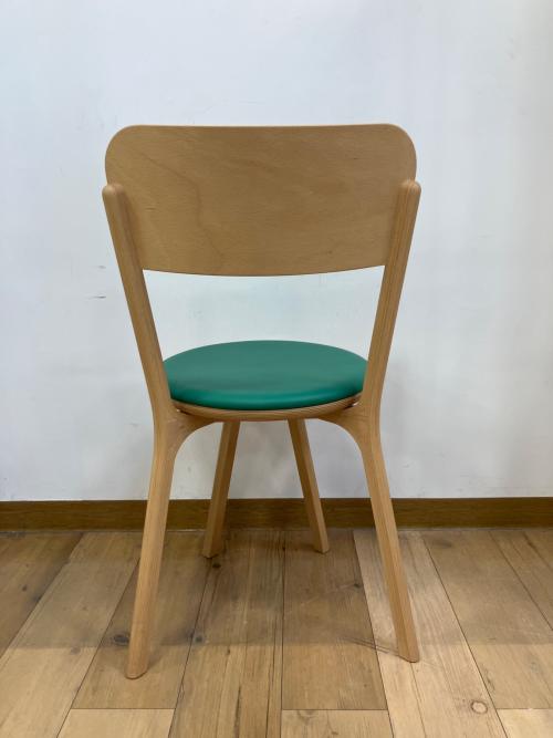 天童木工 (テンドウモッコウ) チェア T-3267WB-NT @ ナチュラル×グリーン bambi