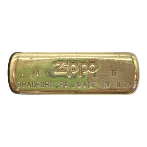ZIPPO (ジッポ) オイルライター 1993年 SOLID BRAASS キズ有