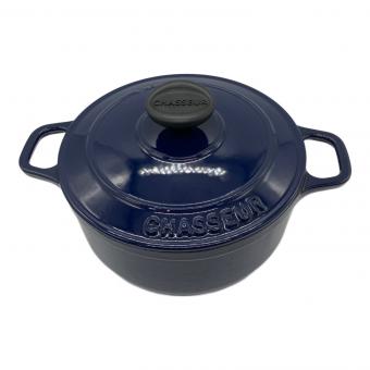 CHASSEUR (シャスール) ホーロー鍋 約20cm 本体のみ ブルー
