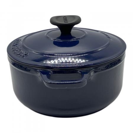 CHASSEUR (シャスール) ホーロー鍋 約20cm 本体のみ ブルー
