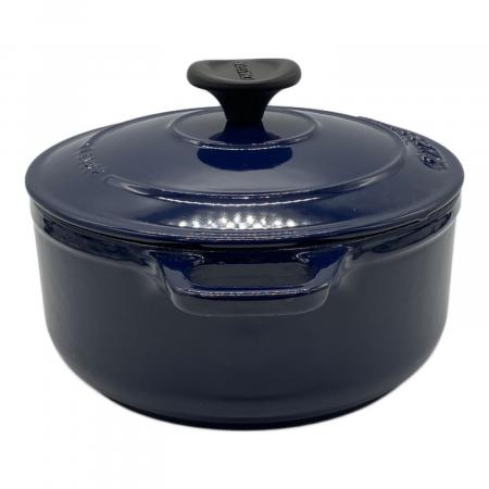 CHASSEUR (シャスール) ホーロー鍋 約20cm 本体のみ ブルー