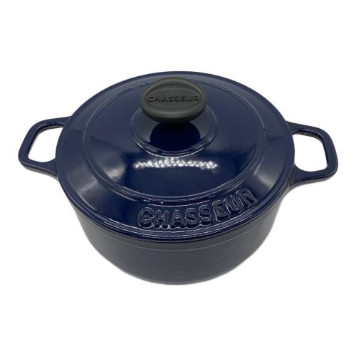CHASSEUR (シャスール) ホーロー鍋 約20cm 本体のみ ブルー