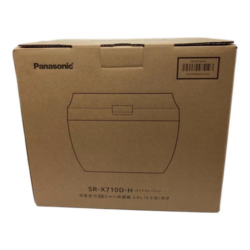Panasonic (パナソニック) 圧力IH炊飯ジャー SR-X710D 2025年製 5.5合(1.0L)