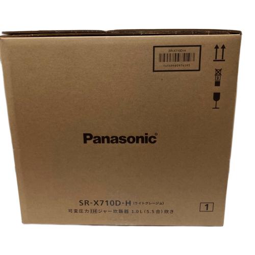 Panasonic (パナソニック) 圧力IH炊飯ジャー SR-X710D 2025年製 5.5合(1.0L)