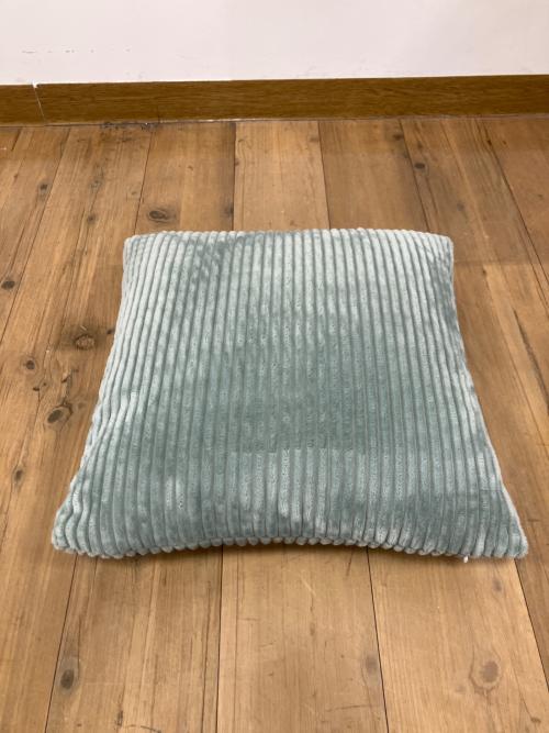 LOOSY コーデュロイビーズクッション オットマン付 幅95cm×奥行き90cm×高さ60cm グリーン