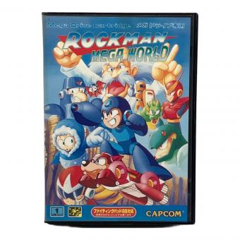 ロックマン メガワールド メガドライブ用ソフト 箱ヨゴレ・破損有 -