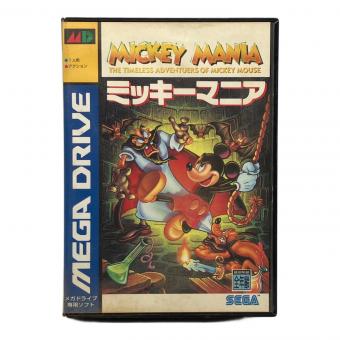 ミッキーマニア メガドライブ用ソフト 箱ヨゴレ有 -