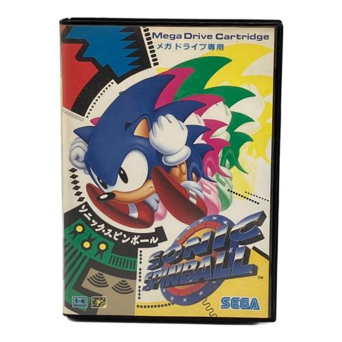 ソニック・スピンボール メガドライブ用ソフト 箱ヨゴレ有 -